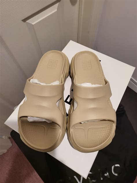 givenchy slides womens fake|givenchy marshmallow slide.